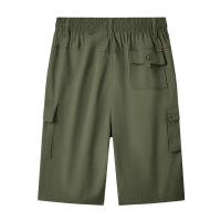 Pantalones Cortos Deportivos para Hombres CHAIFENKO Algodón Ligero y Versátil con Múltiples Bolsillos Moda de Verano Casual - details 6
