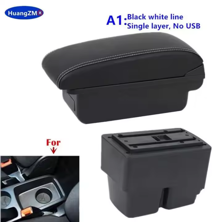 Adecuado para Ford Fiesta 7 2009-2017 CA reposabrazos calibración piezas especiales de modificación Interior automotriz - 1