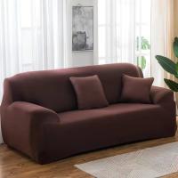 Fundas de Sofá Elásticas de Color Sólido Cubiertas de Muebles para Sala de Estar - details 18