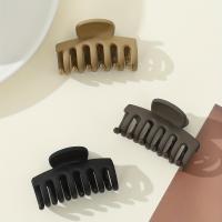 3 uds pinza para el pelo mate estilo Simple pinzas en forma de garra de tiburón pinza para el pelo de Color sólido pinzas para el cabello elegantes para mujer - details 6