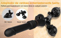 Dildo vibrador con super succión
