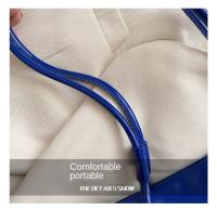 Bandolera de cuero de charol elegante, bolso de gran capacidad de estilo coreano dulce para las axilas, bolso de mano liso de Color sólido para ir al trabajo al aire libre - details 7