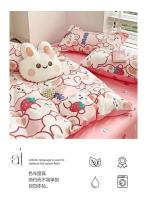 Juego de Ropa de Cama con Encaje Rosa INS de Tamaño Twin Queen King para Niñas y Adultos con Sábanas Florales y Funda de Almohada de Poliéster - details 11