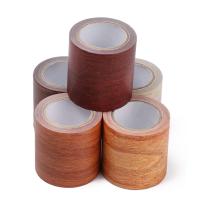 Cinta adhesiva de reparación de grano de madera realista, pegatina de línea de rodapié para renovación de muebles de piso, decoración del hogar, 5M por rollo - details 9