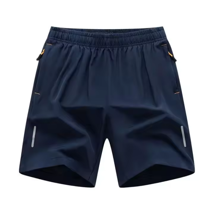 Pantalones cortos de seda de hielo para hombre, pantalones deportivos informales de moda de alta calidad, pantalones de secado rápido - 1