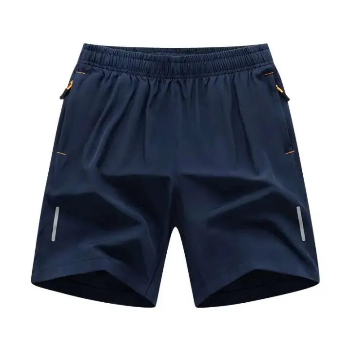 Pantalones cortos de seda de hielo para hombre, pantalones deportivos informales de moda de alta calidad, pantalones de secado rápido - 1
