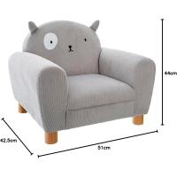 Sillón Infantil en Forma de Animal con Orejas de Oso - details 8
