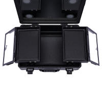 Estuche de tren para maquillaje Caja organizadora de cosméticos Estuche de maquillaje con luces, espejo, divisores personalizados para almacenar cosméticos y productos para el cuidado de la piel - details 3