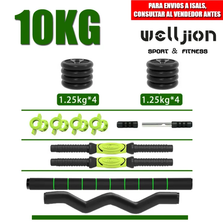 Juego de mancuernas multifuncionales ajustables, rizos y barra recta, rueda ABDOMINAL, PUSH-UPS, envío rápido desde Europa - 1