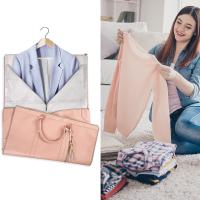 Traje plegable de las mujeres bolsa de viaje multifuncional de gran capacidad de gran PU bolsa de equipaje de mano - details 5