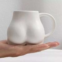 Taza de Cerámica Creativa Diseño de Cuerpo en Forma de Cojín Sabor a Leche - details 4