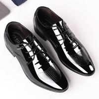 Zapatos De Cuero Con Punta Puntiaguda Para Hombres, Charol De Negocios Para Hombres, Nuevos Zapatos De Cuero - details 2