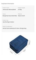 Bolsas de zapatos portátiles para viaje, organizador de zapatos multifunción, impermeable, plegable, de alta capacidad - details 2