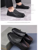 Zapatos Casuales de Cuero de Oveja Suela Suave para Hombres en Verano Auténtico Pedal de Cuero Genuino - details 15