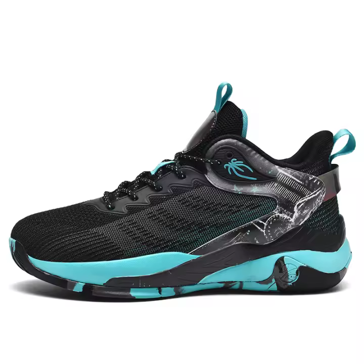 Zapatillas de baloncesto de gran tamaño para hombre, calzado deportivo transpirable con malla antideslizante y absorbente - 1