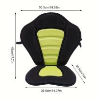 Asiento de Kayak acolchado de lujo, accesorios de asiento de bote de pesca, canoa con bolsa de almacenamiento - details 0
