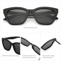 Gafas de sol polarizadas cuadradas de moda para mujer, protección UV400, gafas de sol de mariposa para damas, compras Gif - details 1