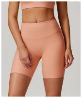 Pantalones cortos deportivos de cintura alta para Fitness, pantalones cortos de Yoga, ajustados, transpirables, de cinco botones - details 6
