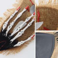Máscara de ojos para Halloween, parche para ojos, Cosplay, puesta en escena, máscara de mano de calavera de Halloween, accesorios divertidos para fiesta, máscara de media cara para Cosplay - details 7