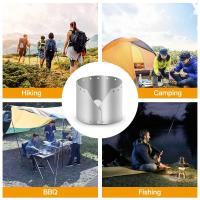 Pantalla de Viento de Acero Titalio Parasol de Estufa de Camping al Aire Libre 15/19cm - details 4