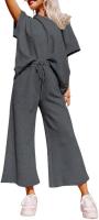 Conjunto Mujer Verano 2025 |   Top Corto + Pantalón Holgado |   Tela Texturizada Premium |   Moda Casual y Elegante" - details 43