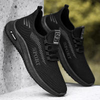 2025 nuevos deportes zapatos de los hombres transpirable casual nuevos zapatos de suela blanda tejida con mosca zapatos deportivos de los hombres - details 3