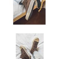 Zapatillas de Skate de Cuero Gamuza Altas Comodas para Hombres y Mujeres con Plataforma de Elevación - details 20