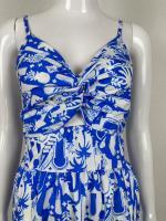 Verano nuevo vestido estampado sin mangas para mujer - details 4