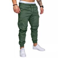 Pantalones cargo informales para hombre, pantalón con múltiples bolsillos, a la moda, para exteriores - details 6