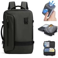 Mochila de Viaje para Hombres 60L Airback Vacuum Compression Multifuncional Impermeable Anti Robo - details 14
