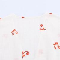 Vestido de verano 2025, nuevo, versátil, de moda para mujer, estampado, manga larga, cuello en V, sencillo, holgado, con falda corta. - details 9