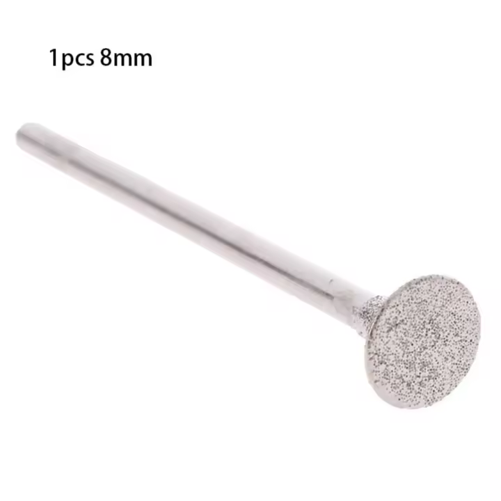 Herramientas de tallado, cabezal de molienda de diamante, pieza de corte en forma de T, juego de brocas de rebabas de vástago de 3mm, brocas de corte de diamante, tallado de jade - 1