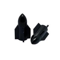Tapa de válvula de neumático de coche de aleación de aluminio, a prueba de polvo, Multicolor, tapa antipolvo de aire para motocicletas, forma de cohete Universal - details 7