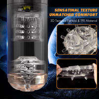 Masturbador automático giratorio de empuje para hombres, Juguetes sexuales de estimulación, coño de bolsillo, Stroker masculino, entrenador - details 0