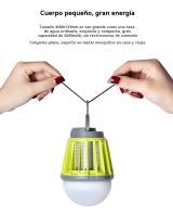 Lampara mata mosquitos impermeable al aire libre Portátil multifunción carpa faroles de camping recargable LED - details 11