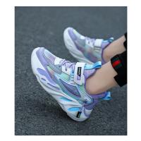 Zapatos de marca para niños, zapatillas de deporte para niñas, zapatos deportivos transpirables para niños, zapatillas de tenis cómodas informales de color rosa a la moda para uso diario - details 21
