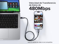Cable de Carga Rápida Tipo C UGREEN 100W Compatible con iPhone, Samsung, iPad Pro, Macbook, Switch - details 7