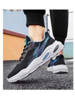 Zapatos De Hombre antideslizantes transpirables De malla De verano De tiro alto con logotipo De marca, Zapatos deportivos informales para correr para Hombre - details 14