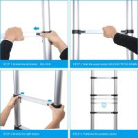 Escalera Telescópica de Aluminio de 5m Portátil, Desmontable, Antideslizante, Extensible, Multiusos, Carga de 150kg Mejoras del Hogar y Herramientas - details 57
