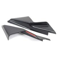 Utilizado para Nissan 370Z 2009-2020 pegatinas decorativas de pilar triangular interior delantero, decoración del pilar A del coche, patrón de fibra de carbono - details 10