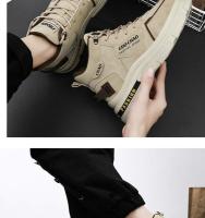 🧡 🧡 🧡 Seguro de trabajo zapatos de los hombres primavera sitio de construcción trabajo antideslizante trabajo resistente al desgaste impermeable deportes al aire libre montañismo herramientas Martin marea zapatos - details 14