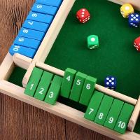 Juego de cartas Montessori de cuatro caras para niños, caja de tablero educativo intelectual, juguetes de dados, rompecabezas - details 5