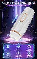 Telescopic Masturbator Automatic Vibrator Real Vagina Penis Blowjob Pocket Pusssy Sucking Masturbation Cup Sex Toy for Men Adult - details 3
