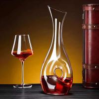 Hermosos tarros rojos estilo caracol, botellas de vidrio sin plomo, aireadores de vino de alta gama - details 0