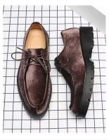 Zapatos informales de boda de vestir estilo caminar para hombres de negocios de cuero PU oficial de verano - details 9