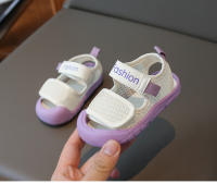 Sandalias De Verano Para Bebés Niños Y Niñas Primera Caminata Suaves Transpirables Tallas 1-3 Años Color Beige Azul Morado - details 5