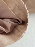 Gabardina recortada de manga larga para mujer, chaqueta de diseño recortado, abrigos sueltos informales de calle, Top elegante - details 7