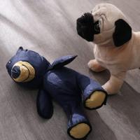 Juguetes creativos para masticar chirriantes, interacción de sonido irrompible, juguete interactivo para mascotas, en forma de oso, en forma de cocodrilo - details 4