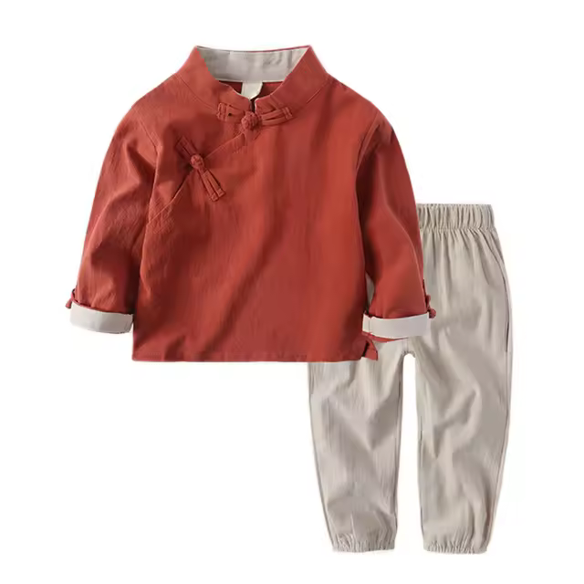 Conjuntos de ropa de estilo chino para niños Conjuntos de ropa para fotos Hanfu - 1
