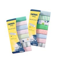 8 toallas cuadradas pequeñas para bebés, toallas de saliva, toallas de alimentación para bebés, pañuelos de algodón estampados en color sólido para niños - details 2